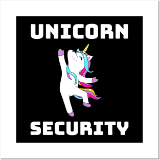 Unicorn Security Funny Gift Posters and Art